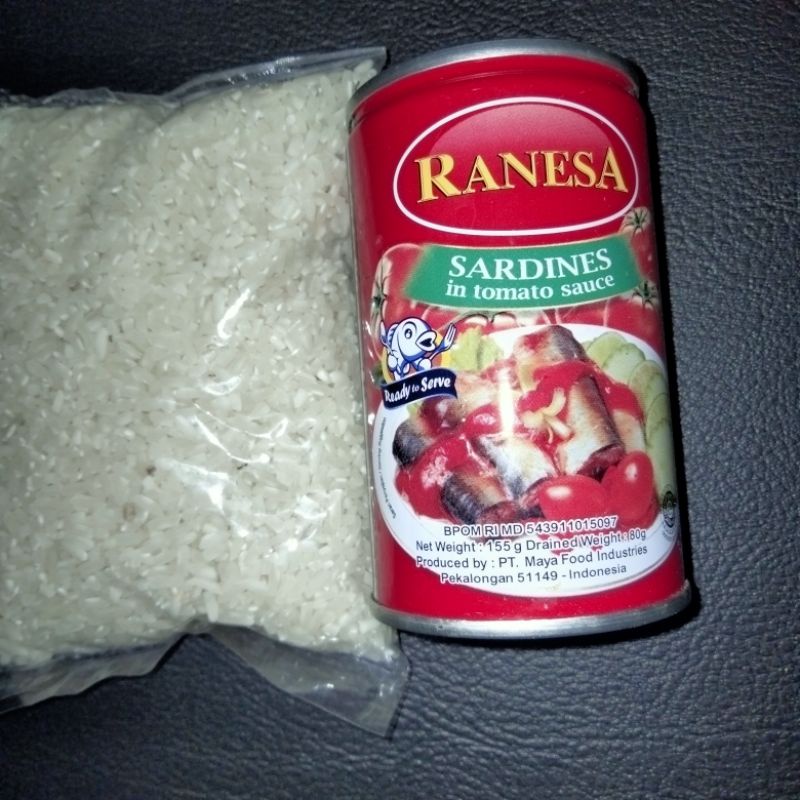 

SARDEN + BERAS (±200gram)