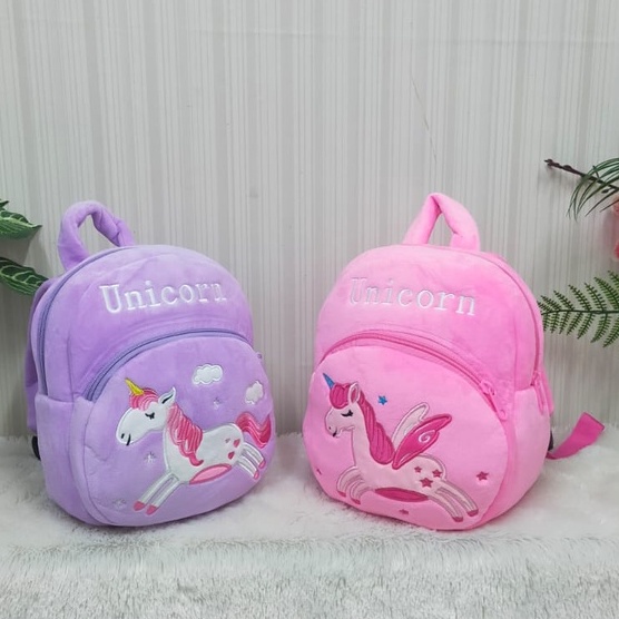 Tas Ransel Anak Cewek Unicorn 2Rest M/Tas Anak Paud Backpack/Tas Sekolah Karakter