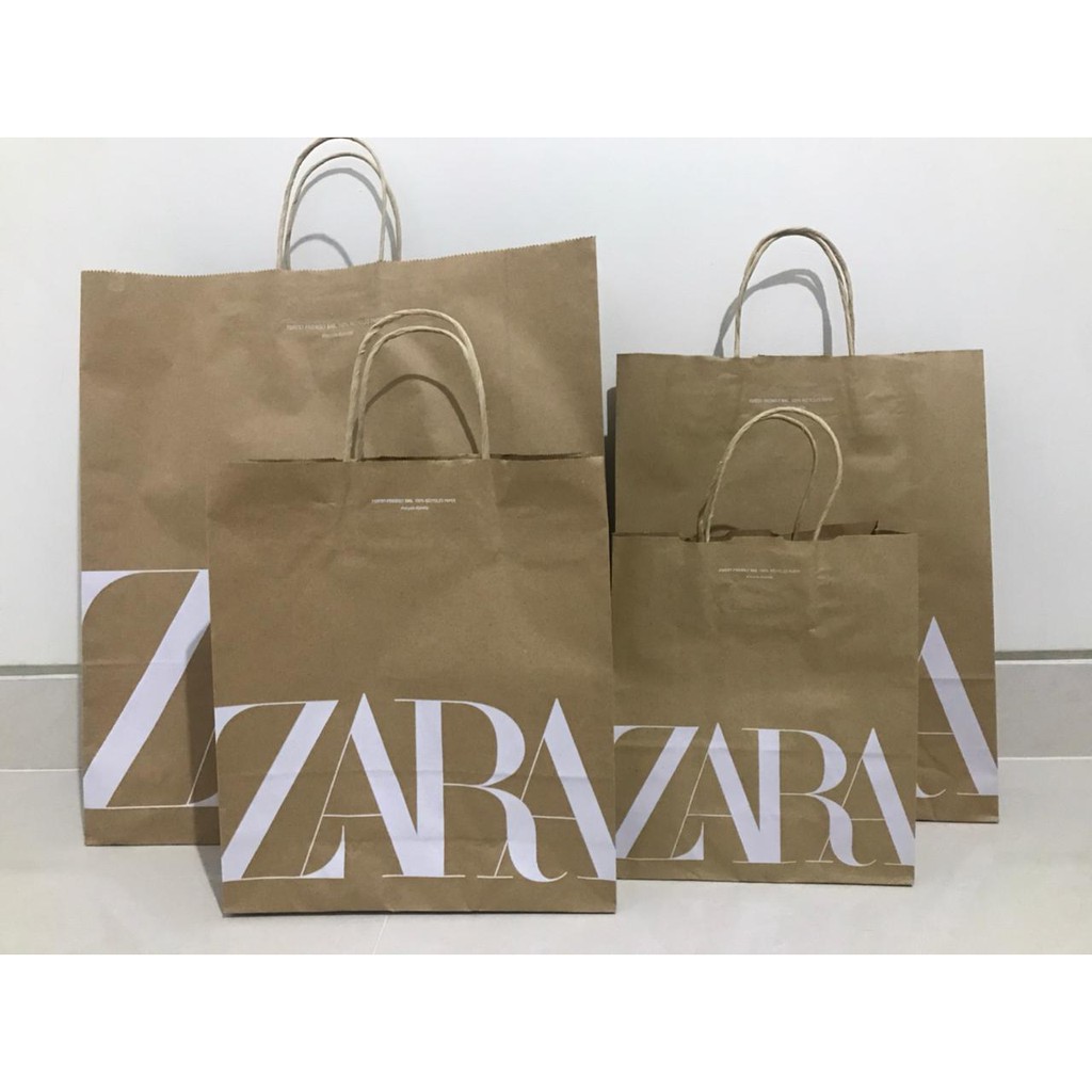 PAPERBAG ZARA ORIGINAL STORE