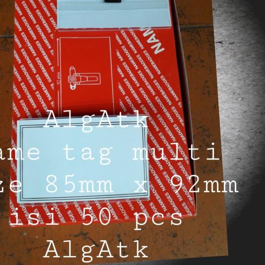 

❅ NAME TAG + JEPIT BUAYA DAN PENITI. Ω