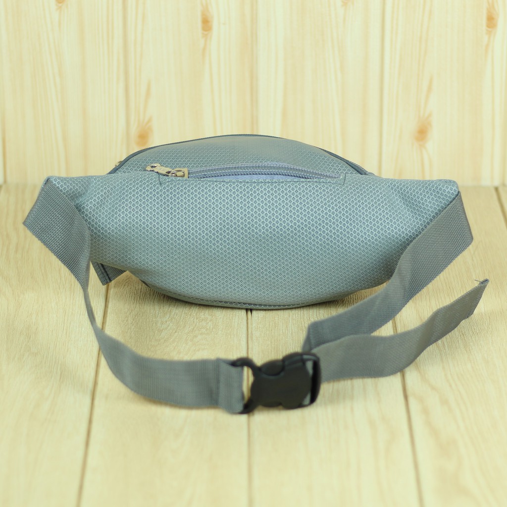 NEW ARRIVAL Tas Waistbag Pria Wanita Tas Selempang Slempang Sporty Abu Trendy Waist Bag Distro Keren