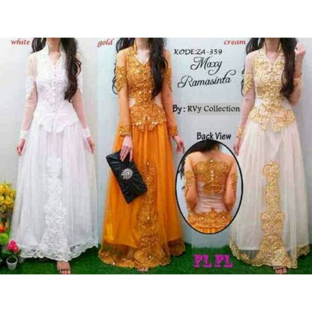 Kebaya Jadi / Gaun kebaya / Setelan Kebaya / kebaya payet