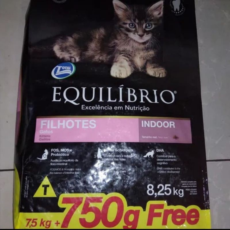 Makanan Kucing Equilibrio kitten Repack ecer 1 kg