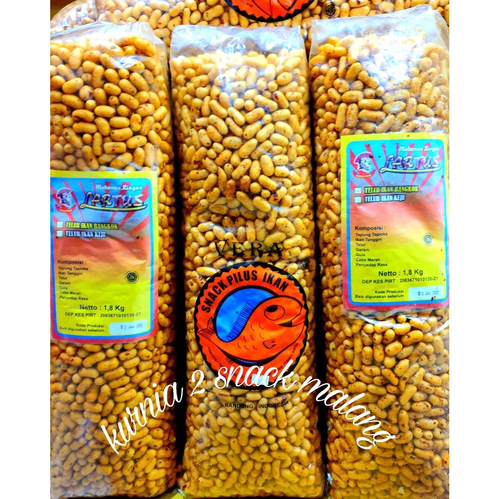 Pilus Lartus Bumbu Rujak Pedas 1,8KG By Lartus/TelurIkanBangkok/PilusPedas/PilusLartus/SnackOri/Snac