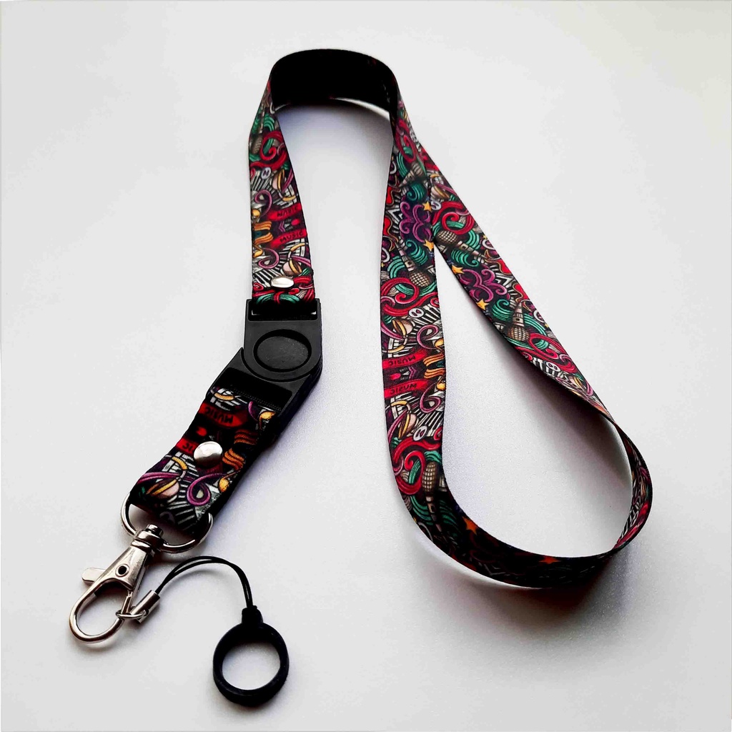 

Lanyard Printing Gantungan ID Card Music