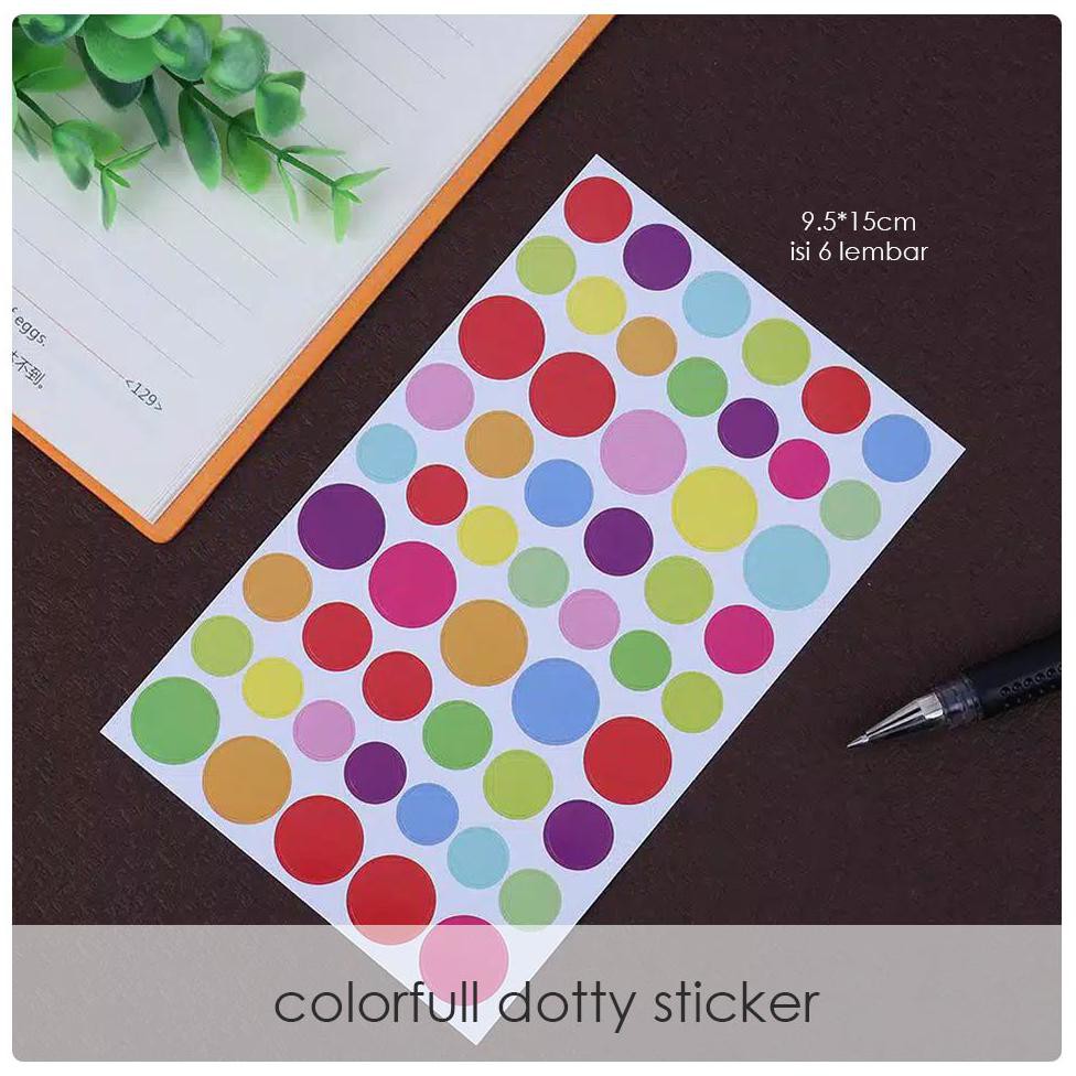 

Jual Colorfull Dotty Sticker Kualitas Terbaik