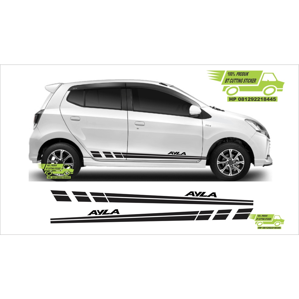 BT sticker daihatsu ayla sticker ayla sticker cutting ayla sticker mobil ayla stiker ayla