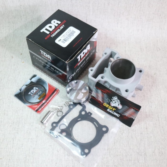 Blok Bore Up Yamaha Vixion R 63mm-TDR Racing Ceramic Nicasil kit 185cc (Kode A 005))
