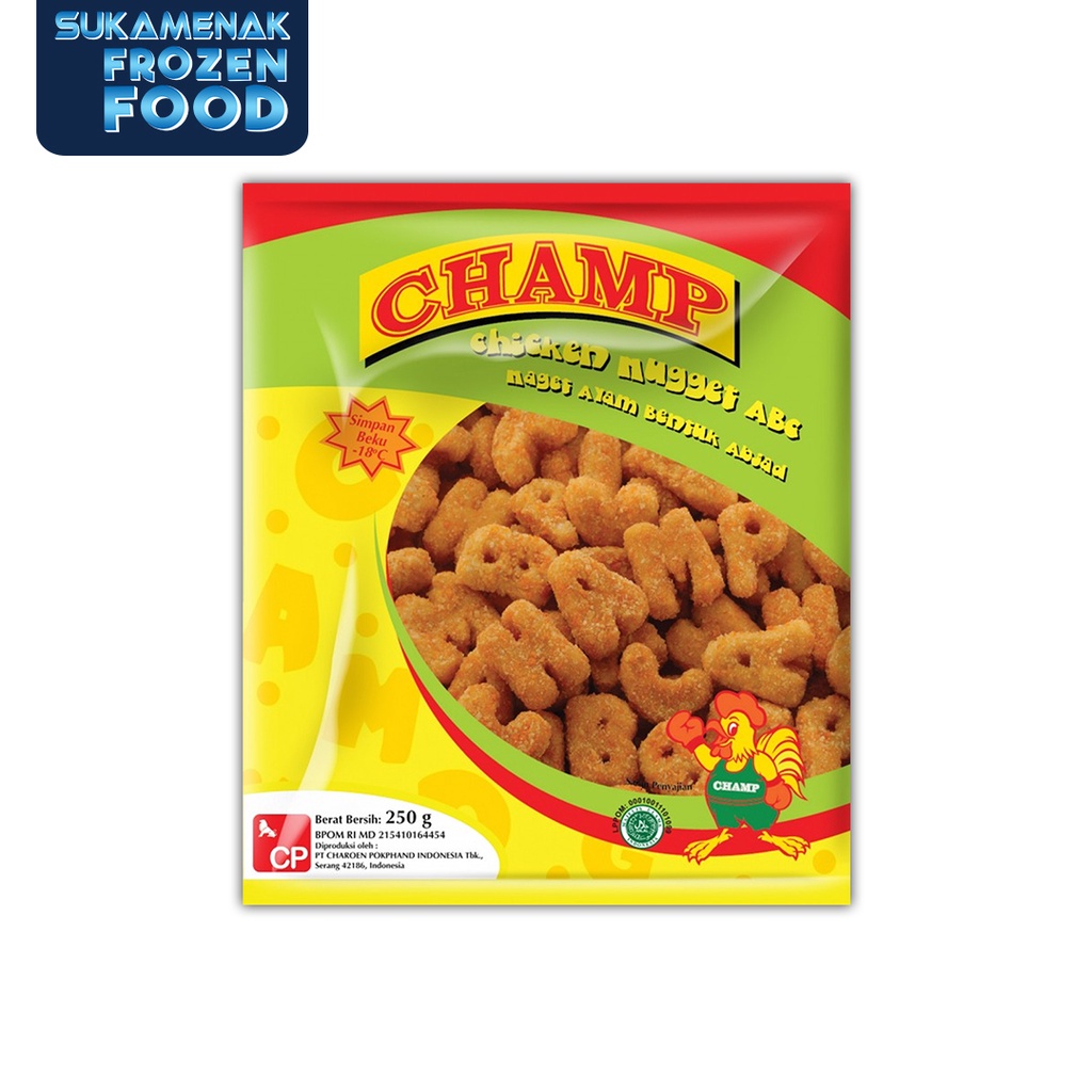 

CHAMP Chicken Nugget ABC 250gr