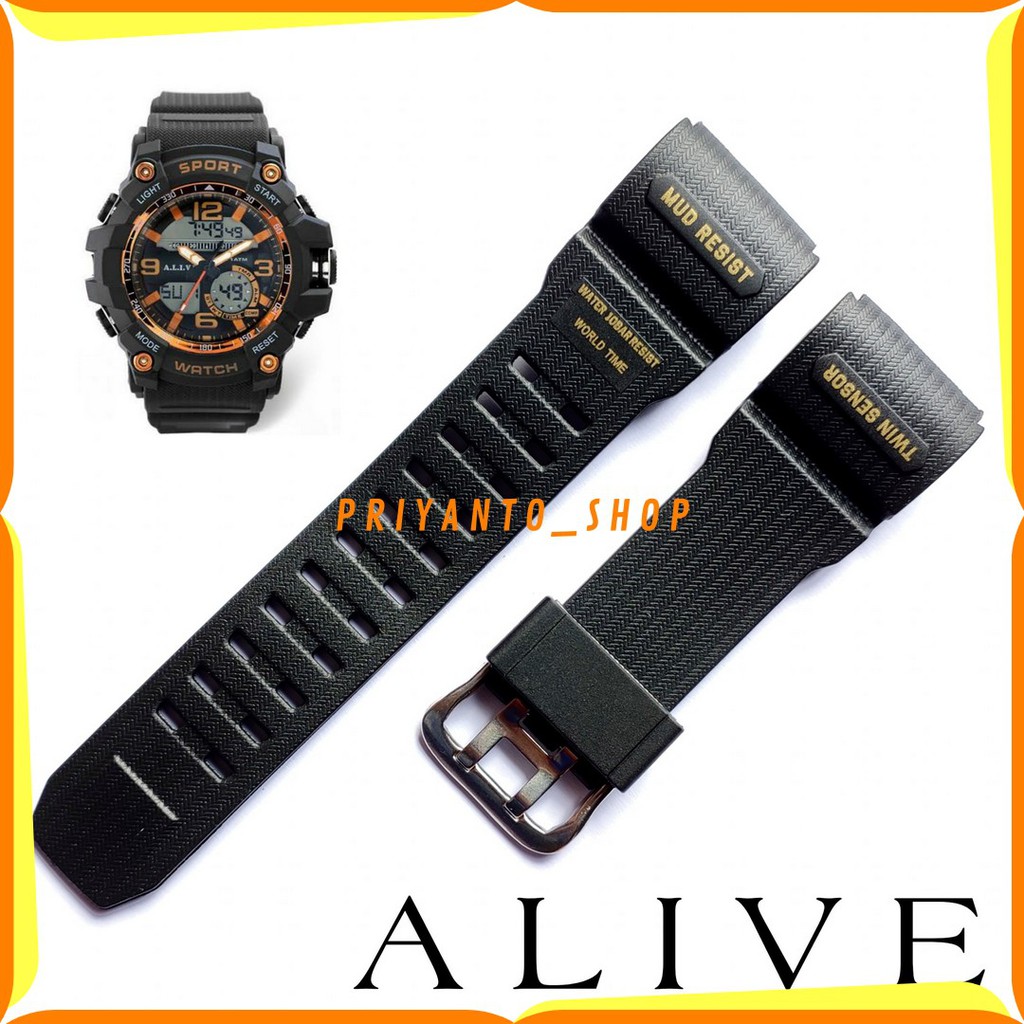 STRAP TALI JAM TANGAN SOPHIE PARIS ALIVE RUSSELL ORIGINAL RUBBER WATCH