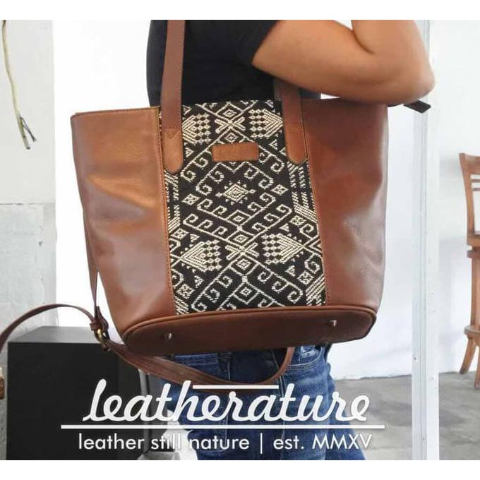 Termurah Tas Kulit Asli Iswari Totebag - Maroon