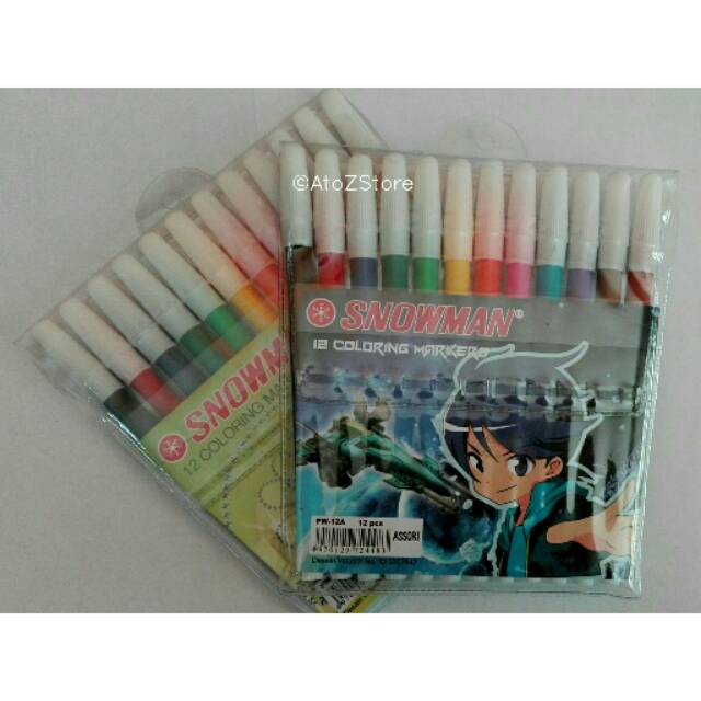 

Spidol snowman 12 warna