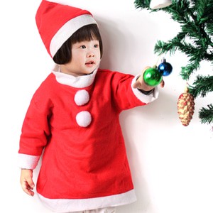 KOSTUM SANTA NATAL ANAK PEREMPUAN FLANEL CHRISTMAS COSTUME GIRL