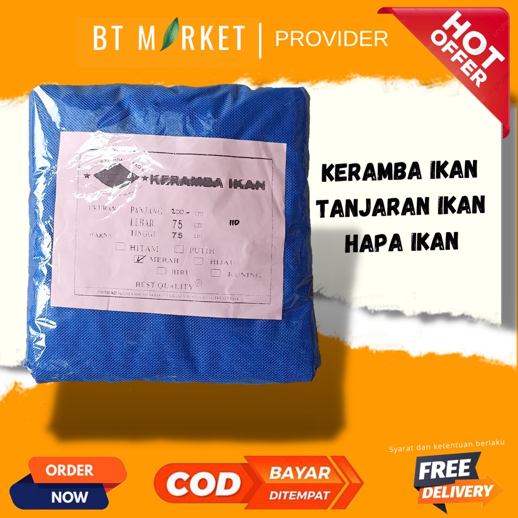 Keramba Ikan Hapa Ikan Kain Strimin Halus