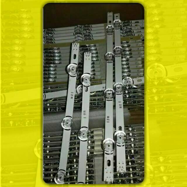 Lampu LED TV LG 6 Volt 8 Kancing Sambung 1set (4-4)  Lampu LED LG