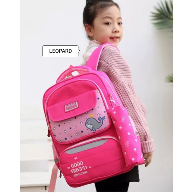 Tas Sekolah untuk Gadis Remaja Sekolah Fashion Tas Ransel Sekolah untuk Anak-anak Tas Hitam Bagpack