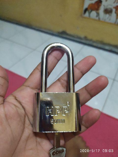 Gembok Putih 50 Mm Leher Panjang Hpp Murah