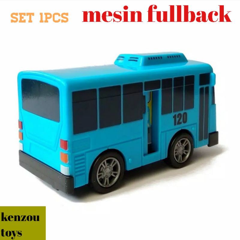 Mainan mobil-mobilan pull back  Little Bus Tayo