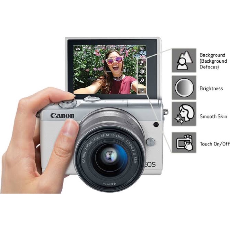 CANON M100 WIFI LIKE NEW BUKAN M10 1200D 1300D 600D 700D-2