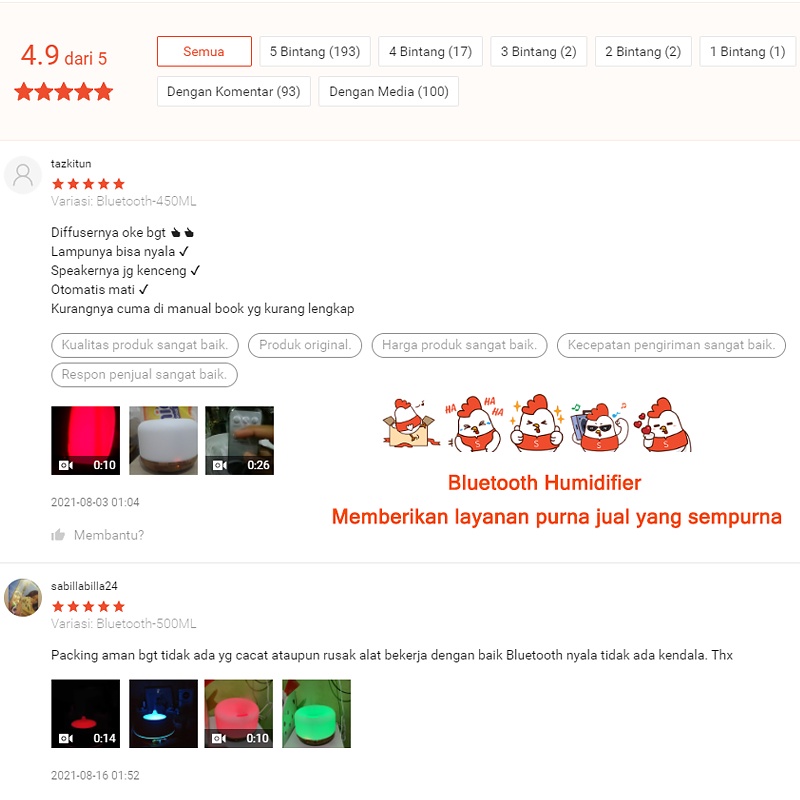 Humidifier Diffuser Bluetooth Aromaterapi Speaker Music Alat Aroma Disfuser Aromaterapi FREE Remote(garansi toko)-1