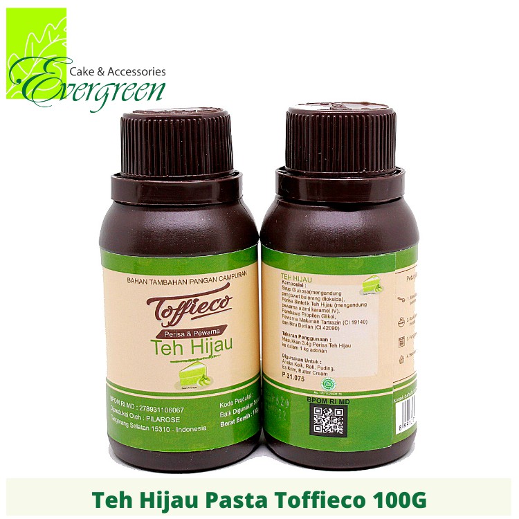 

Teh Hijau Pasta Toffieco 100 G