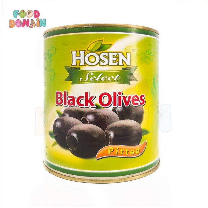 

HOSEN Black Olives Pitted - Premium Grade - 3 kg