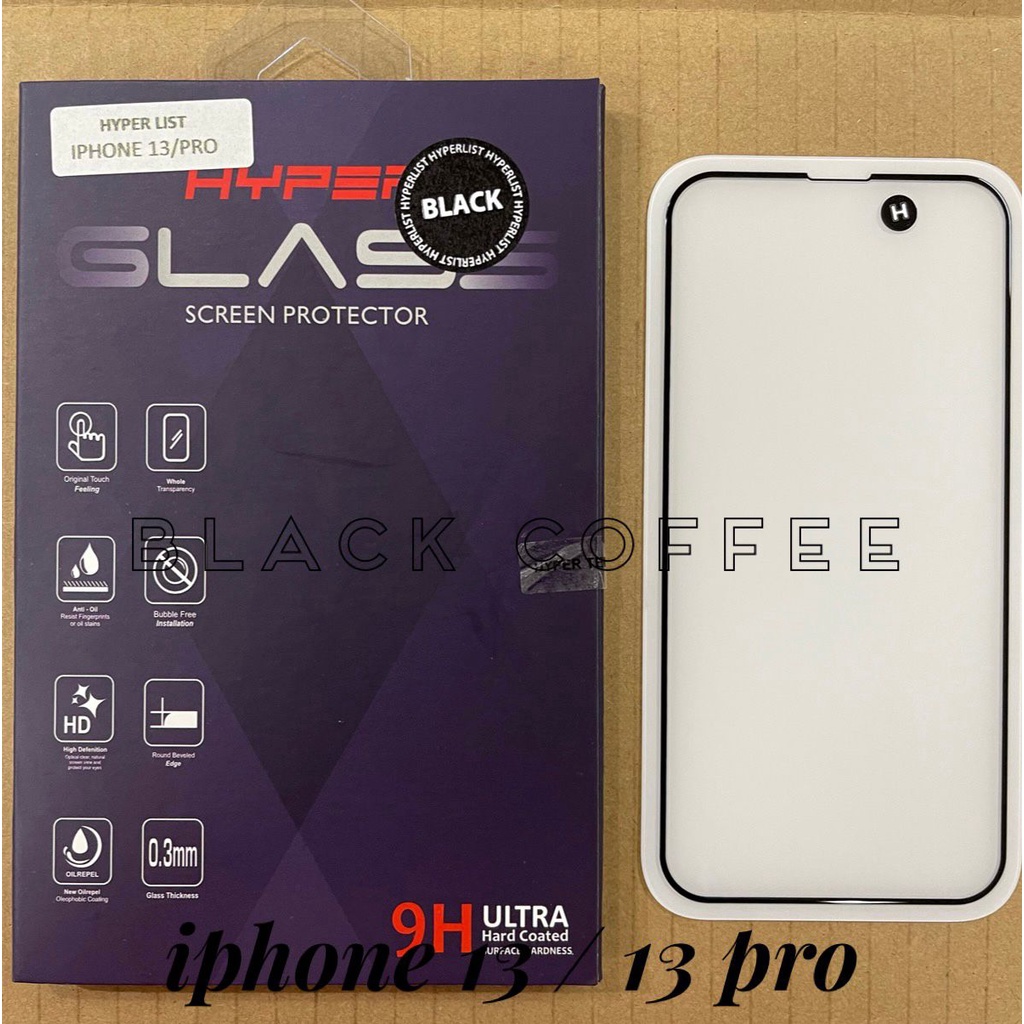 HYPER LIST FULL Tempered glass IPHONE 13 / IPHONE 13 PRO 6.1 INCH