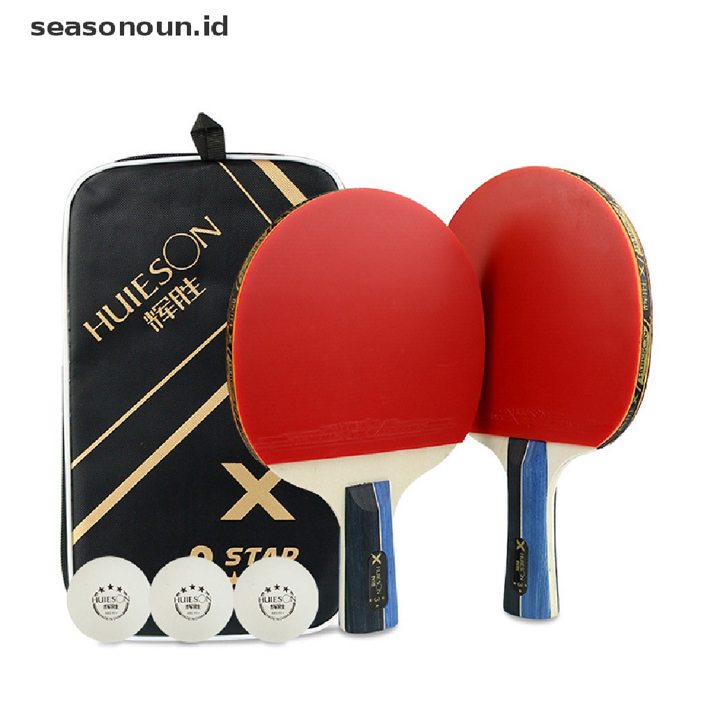 【seasonoun】 Huisheng log table tennis racket double-sided reverse glue table tennis racket .