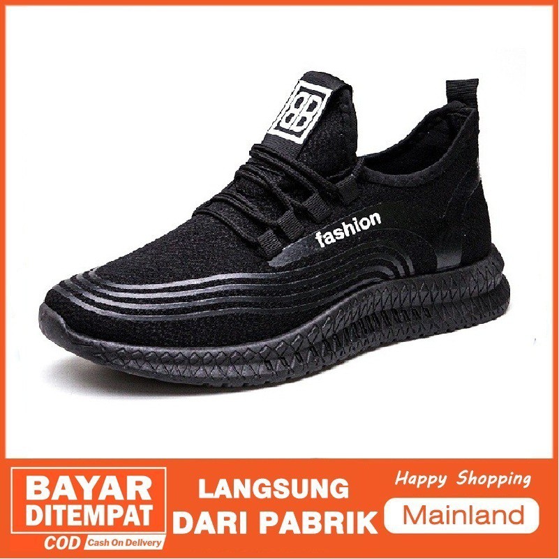 Mainland Sepatu Pria Sneakers Kasual Olahraga Running Shoes 2019 Terbaru Fashion Sepatu Kasual MR208