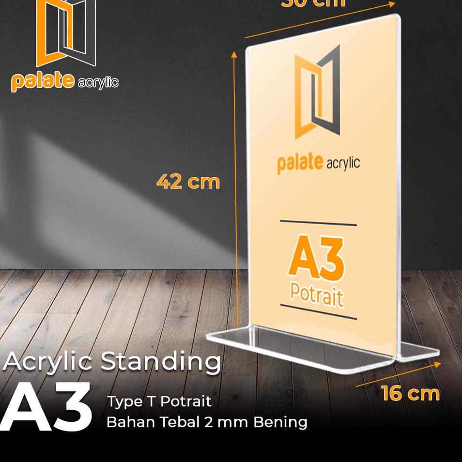 

Promo Terunik AKRILIK A3 TYPE T PORTRAIT / AKRILIK A3 T / PORTRIAT