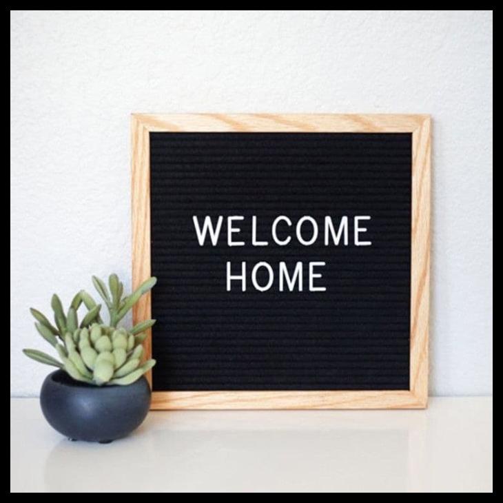 

CHANGABLE FELT LETTER BOARD 10 / DIY FELT LETTER BOARD KODE 30