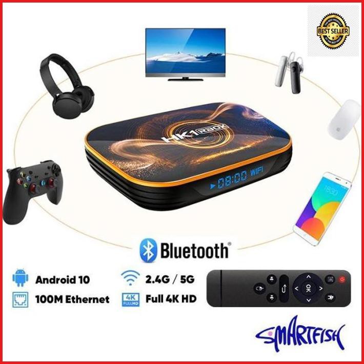 Smartfish Tv Box Android Hk1 Tv Rbox 4Kmovie 5G 4Gb Ram - 4Gbram/128Gbrom