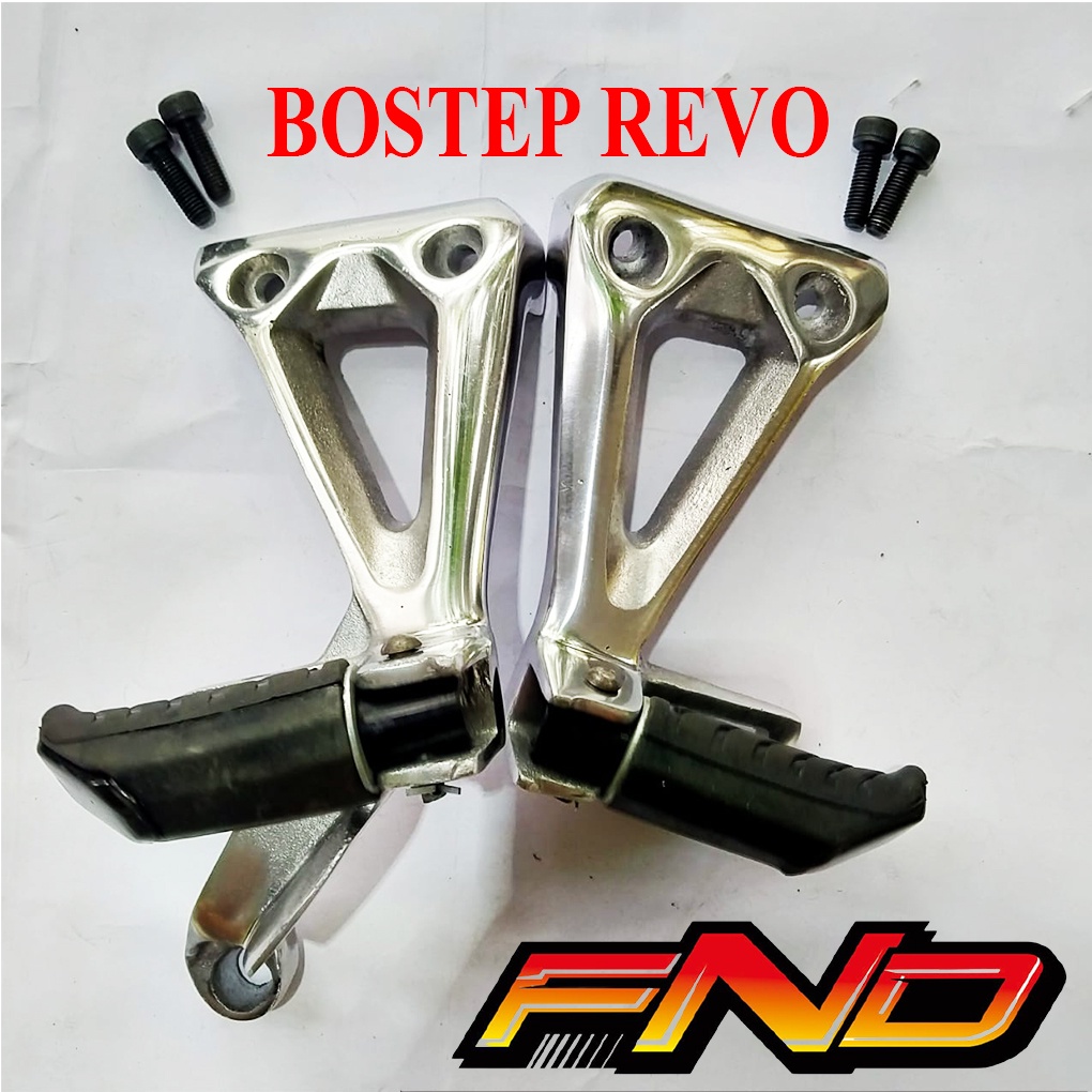 foot step postep fostep Bostep Revo poles tebel set injakan pancikan karet Set Baut L 4 Pcs