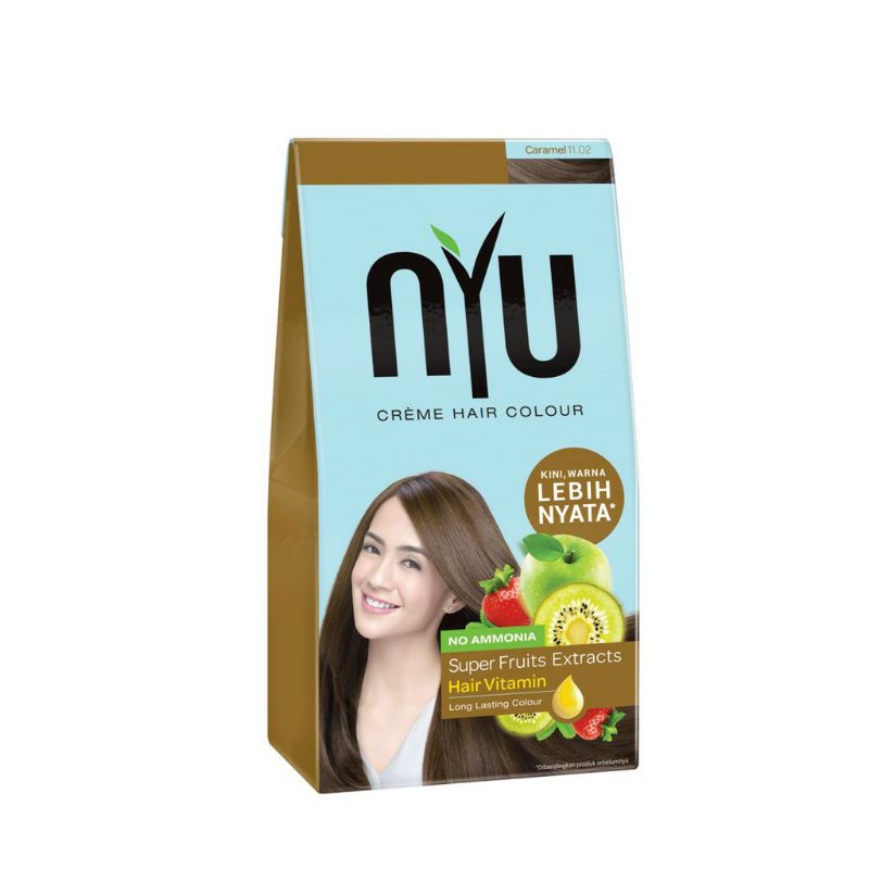 NYU Creme Hair Colour Caramel - Pewarna Rambut