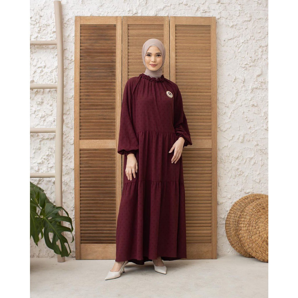 Sabrina Dress in Pomegranate by wearing klamby