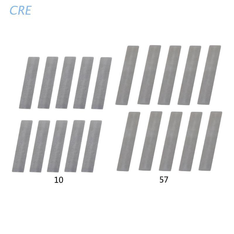 CRE  10pcs / Lot for Piston Compressor Valve High Quality Valve Plate 11*57mm Shrapnel Gasket Air Compressor Spare Paper