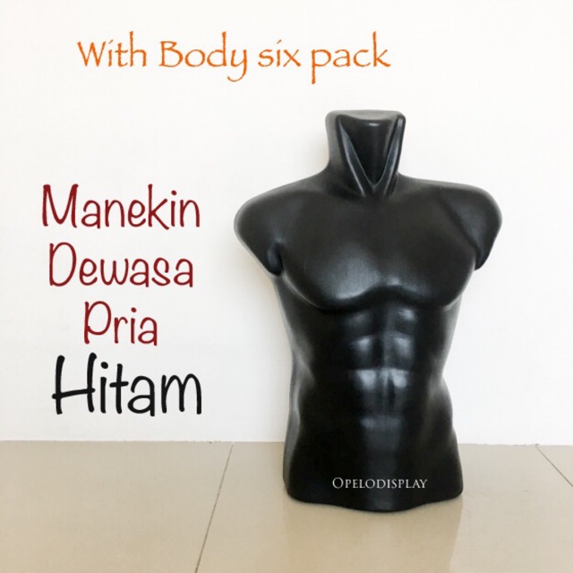 PATUNG / MANEKIN PRIA HITAM (OTOT HITAM)