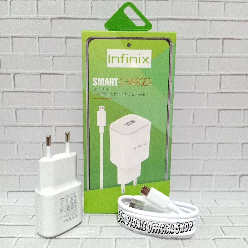 Charger Casan Cas INFINIX Original 10W Fast Charging MICRO USB