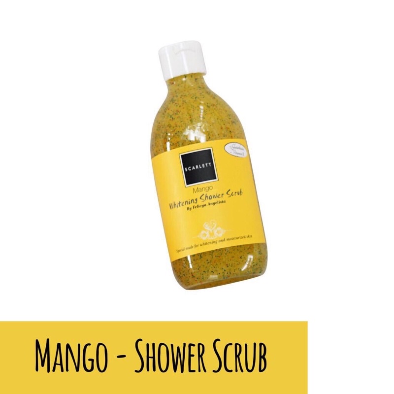 SCARLETT SHOWER SCRUB - SABUN MANDI SCARLETT - SCARLET WHITENING SHOWER SCRUB ORI BPOM