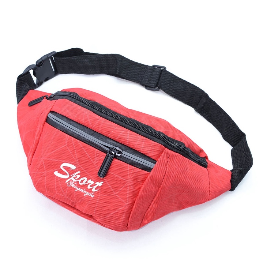 WAISTBAG PRIA WANITA WAIST BAG ANTI AIR TAS SELEMPANG COWOK CEWEK KULIT IMPORT 024