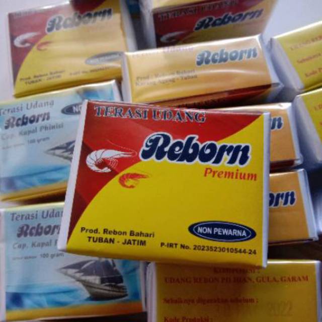 

TERASI TUBAN cap kapal phinisi netto100 gram Kualitas premium