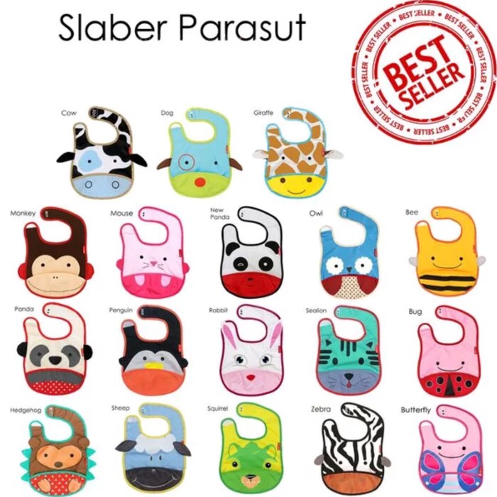 Slaber Skiphop Parasut SKK Baby Slaber Bib Baby Slaber Bayi