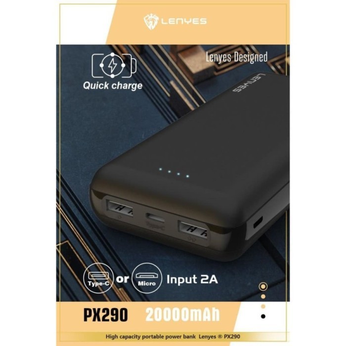 Power Bank Lenyes Original PX290 20000 MAH