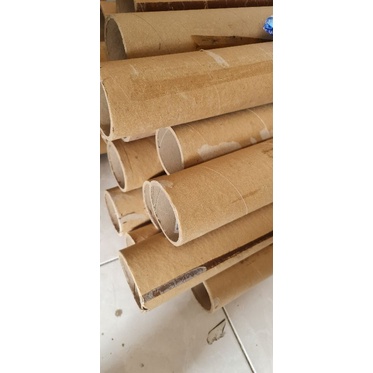 karton tube bekas banner