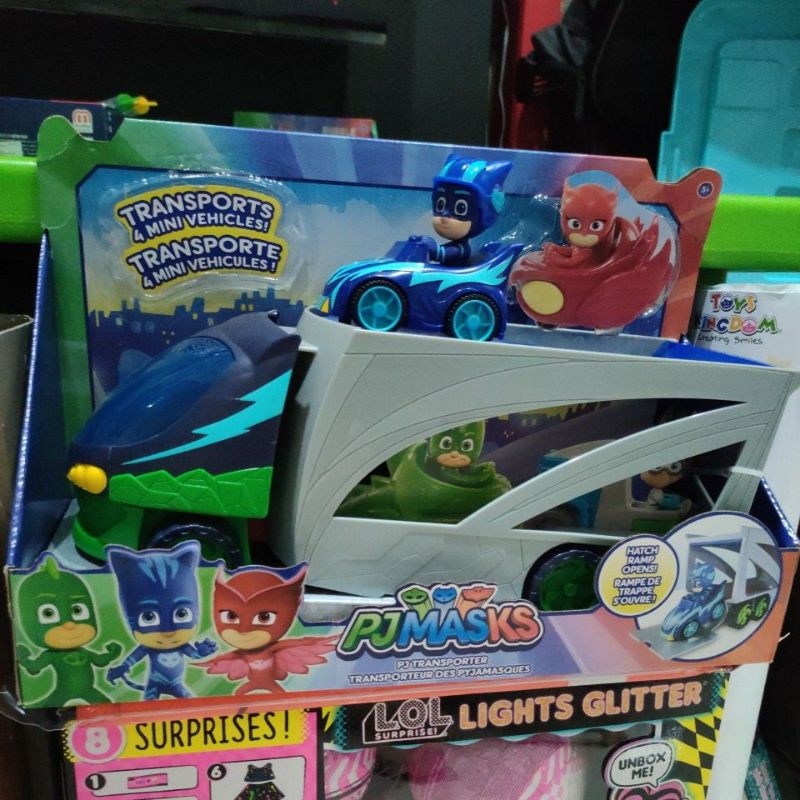 PJ Mask Glow Wheeler kendaraan PJ masks turbo drive transporter Cat Boy
