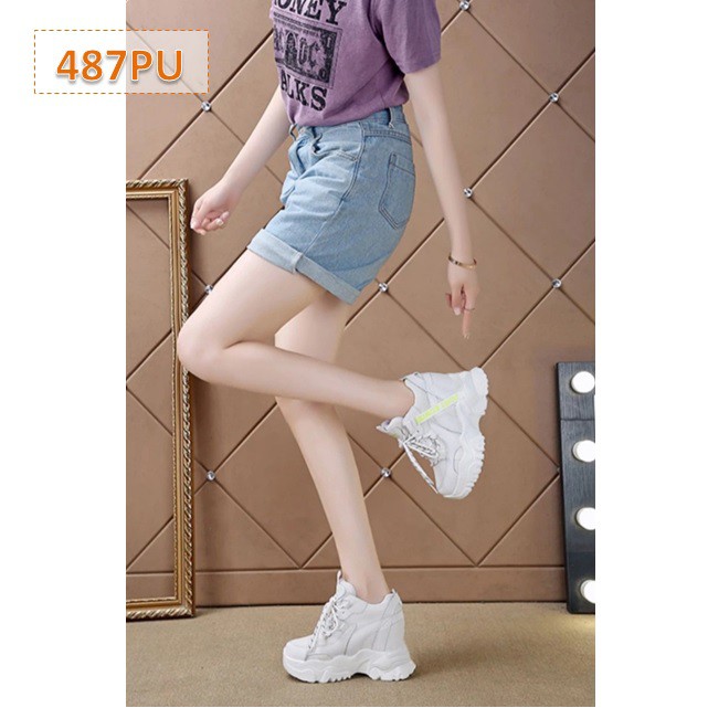 Sepatu Wanita Wedges Cewek Center Fashion (487) Sole 8 cm