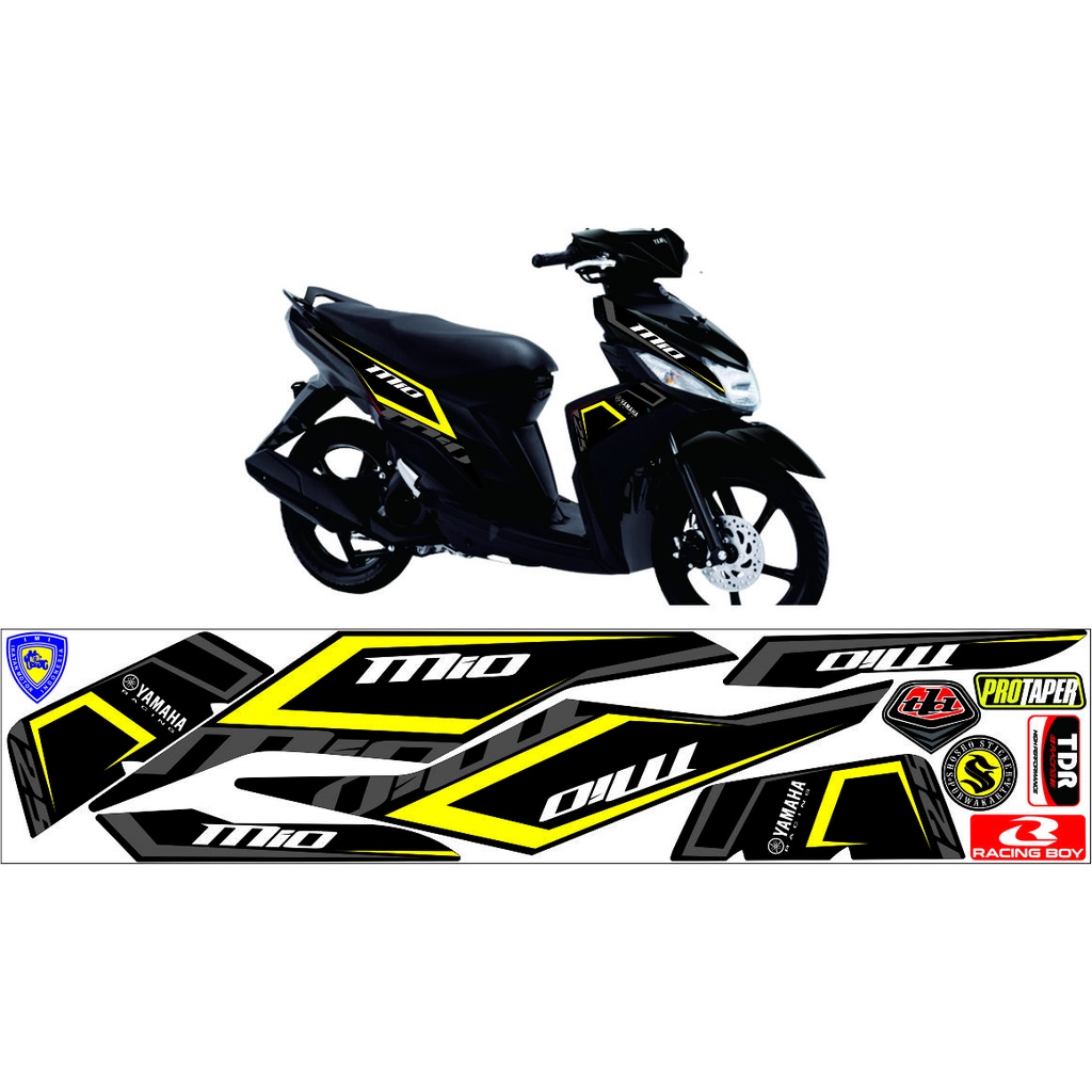 lis striping variasi POLET STIKER STRIPING MIO M3 MIO Z MIO 125 | STIKER VARIASI LIS MOTOR MIO M3 MI