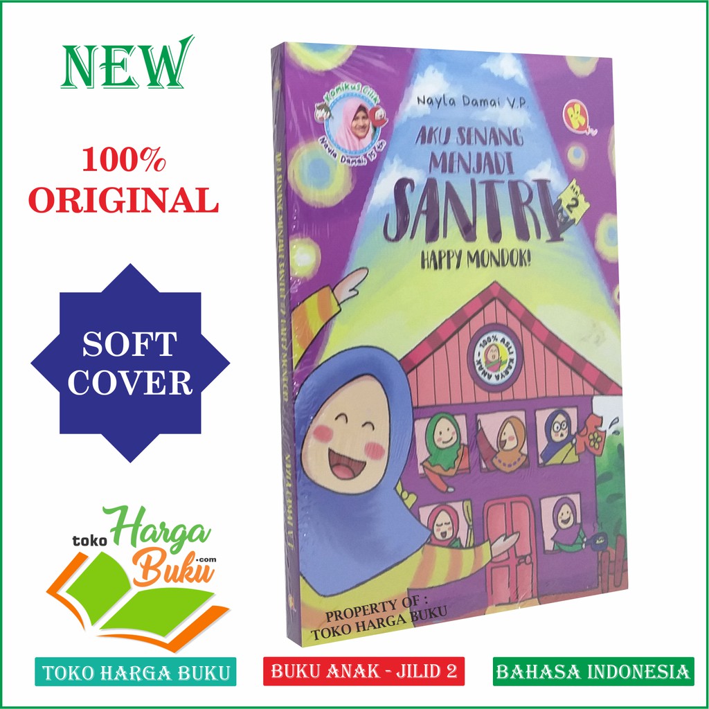 Paket 2 Buku Komik Aku Senang Menjadi Santri Seri 1 dan 2 - Penerbit Al-Kautsar Kids