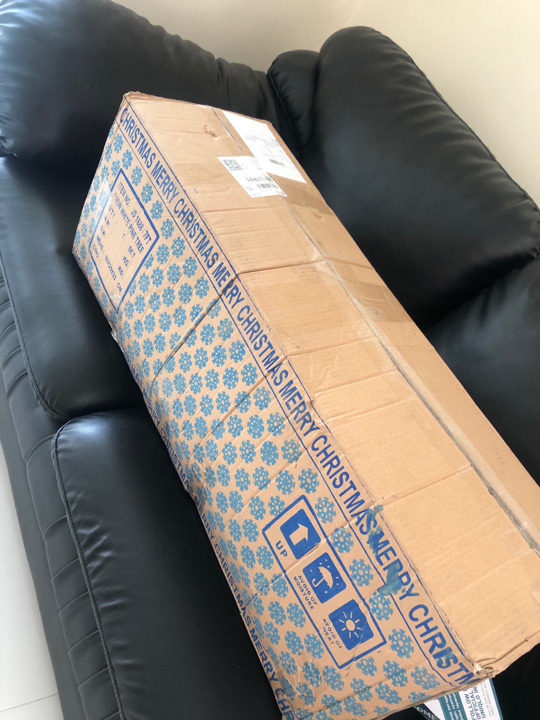 Pohon Natal Premium Murah 2 Meter 7 Feet Pine Christmas Tree Jarum Polos Salju Gold Emas