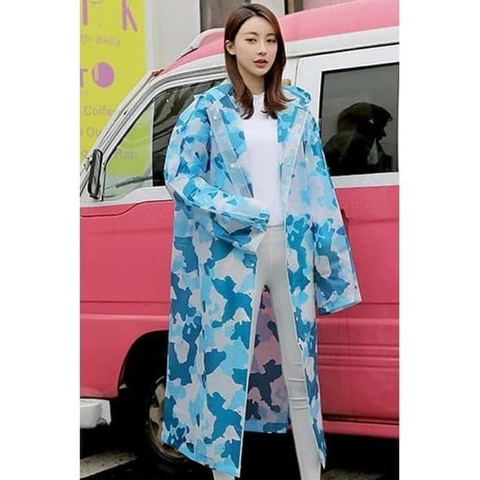 NEW!! Jas Hujan EVA RAINCOAT HOME TRAVEL FASHION ARMY STYLE MJ 862 Best Quality EVA